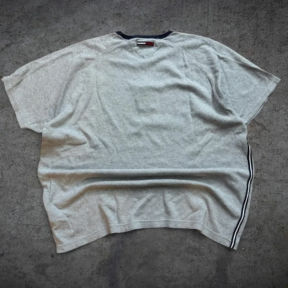 Vintage 2000's Tommy Jeans Pique Short Sleeve T-Shirt Size 2XL Y2K Preppy Casual